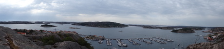 Panorama Harbour Fjallbacka Sweden