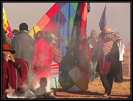 Aymare nieuwjaar in Tiahuanacu