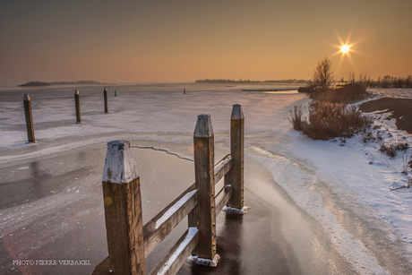 Winterbeeld Krammer Oostflakkee