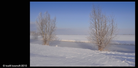 Winters landschap Bergermeer, Alkmaar/Bergen