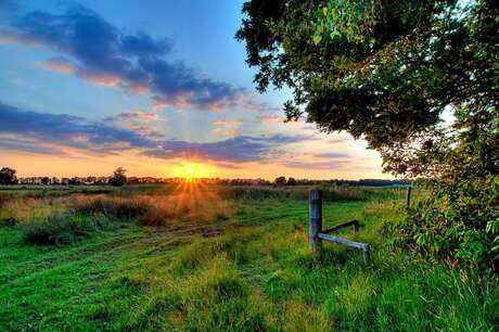 Hdr zonsondergang