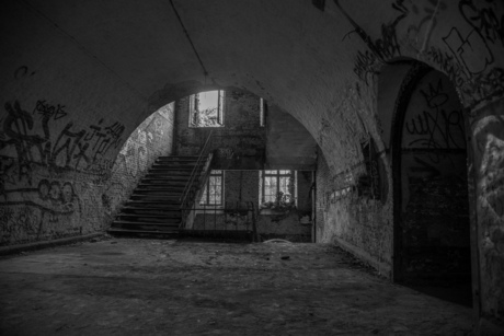 prison stairwell