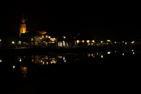 Blokzijl bij nacht