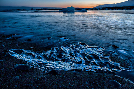 Blue hour op IJsland