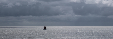 zeilboot op de Waddenzee