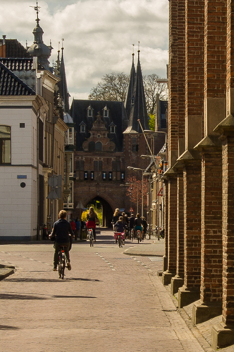 Op de fiets naar de kerk