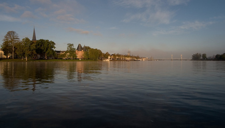 Kampen in het ochtendzonnetje