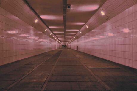 sfeer in de tunnel