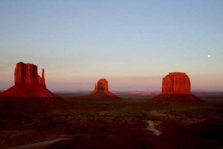 Zonsondergang monument valley