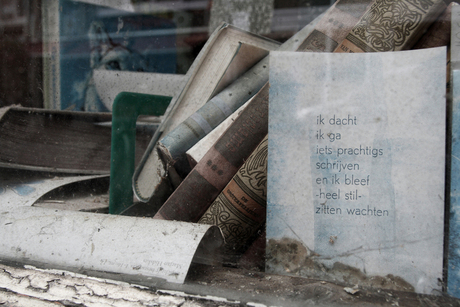 Abandoned bookstore