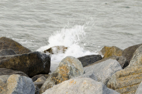 Golven op de kust