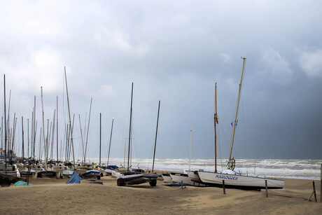 Strand bij Noordwijk