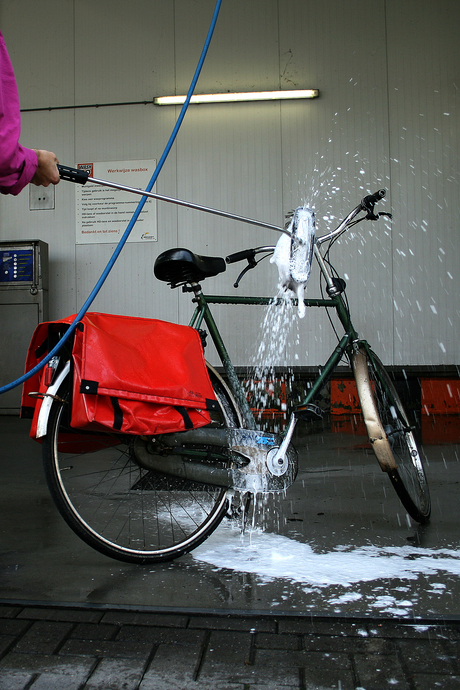 fiets op vreemde plek