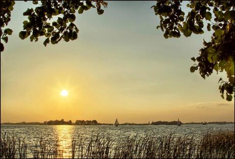 Zonsondergang Loosdrechtse plassen