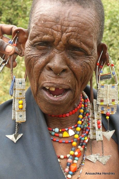 Massaï-vrouw uit Tanzania