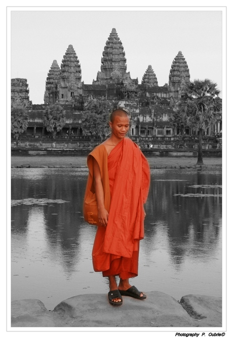 Monnik voor Ankor Wat