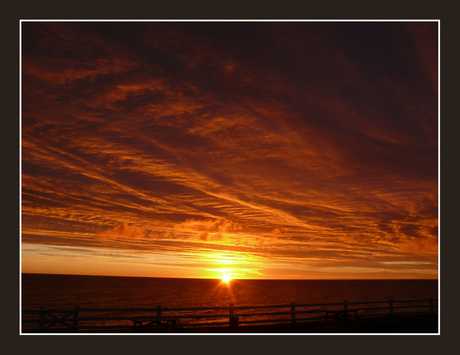 Een zonsopgang.