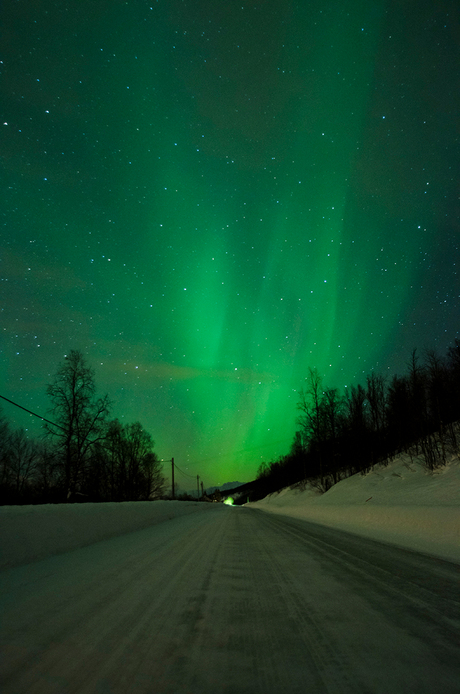Road to the northern lights