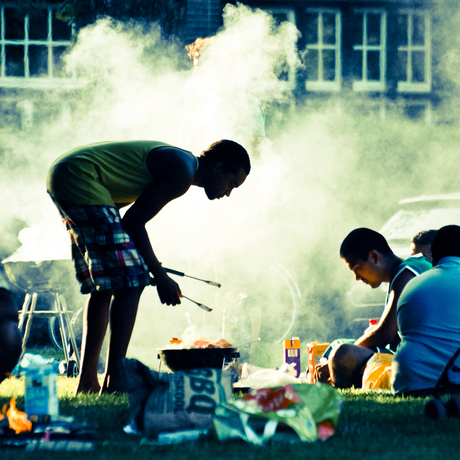 BBQ in het Noorderplantsoen