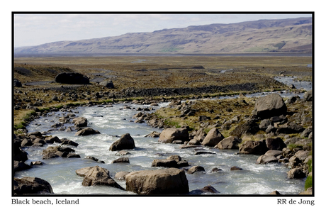 Black beach, Iceland