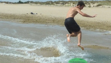 skimboarding