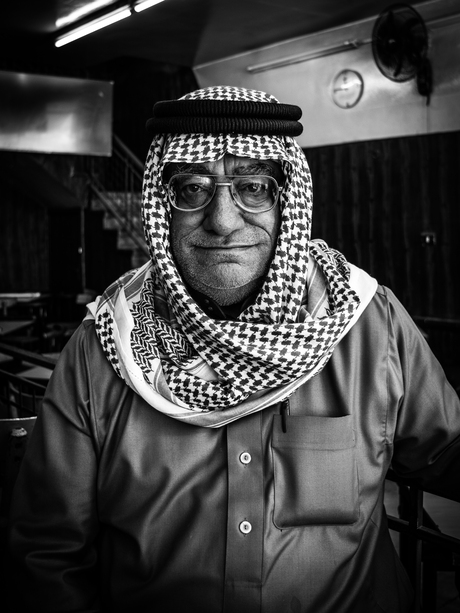 Portret bedouïn Jordanië