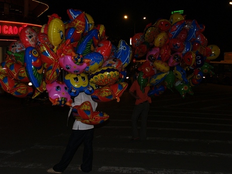 Ballonnen in Hanoi