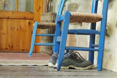 Wachten op de volgende wandeltocht