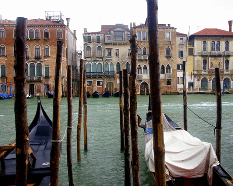 Venice: Gondolas on Grand Canal