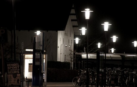 station Hillegom by night