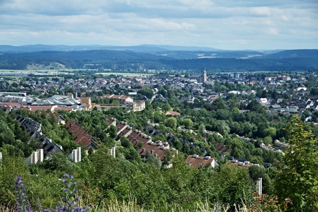 Uitzicht vanaf de Bromberg in Medebach.