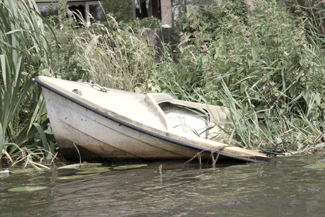 Vergaan bootje