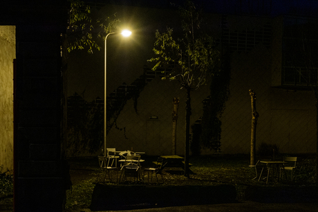 verlaten plek in de stad