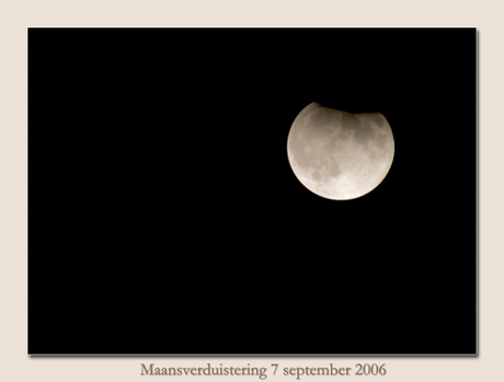 Maansverduistering 7 september 2006