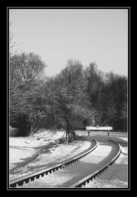 End of the snow rail.