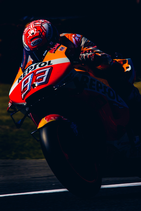 marc marquez tijdens de TT Assen