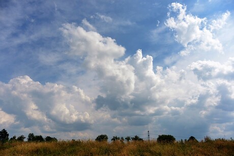 Lucht en landschap