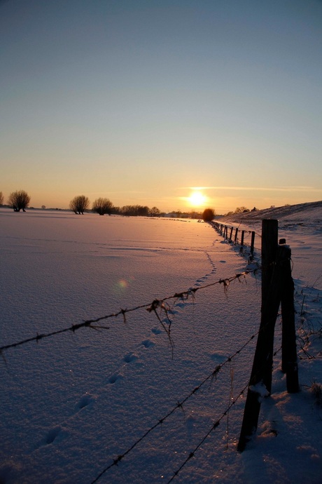 Ondergaande zon