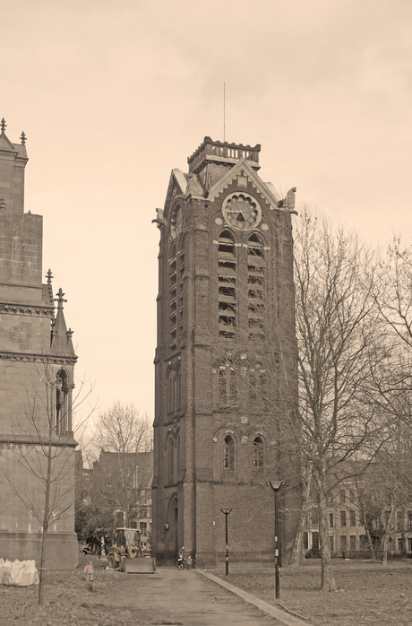 Oude kerktoren Lille