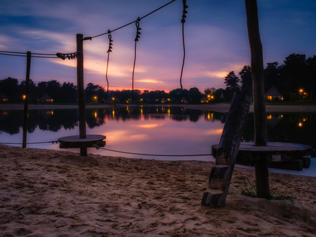 Playground in purple