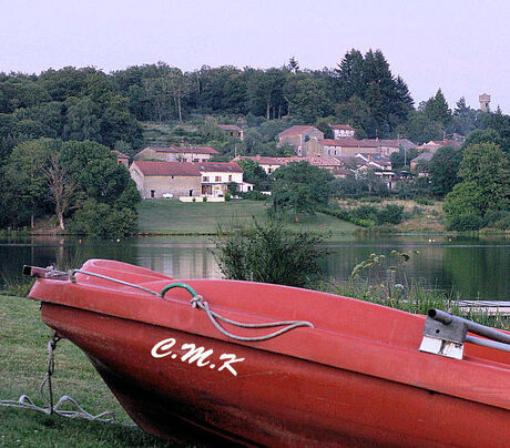 dorpje aan het water