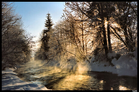 Sunlight in the river...