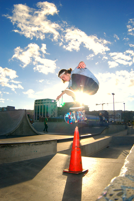 Skateboarding