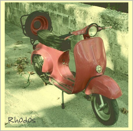 Scooter op rhodos.