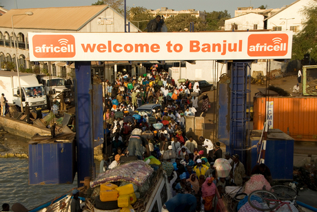 Ferry van Banjul naar Barra The Gambia
