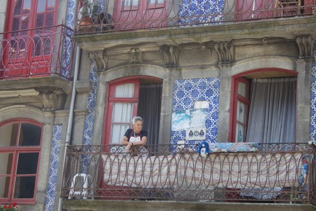 Porto straat scene, Portugal