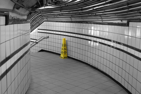 Oude metro in NY.