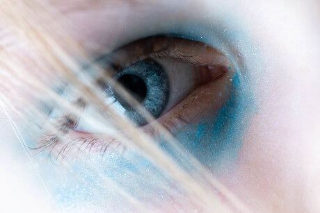 Blauw oog