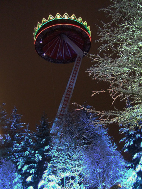 Pagode in de Winterefteling