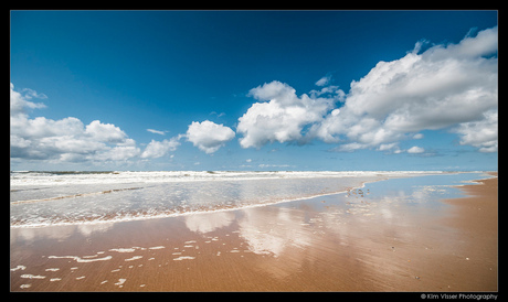 Spiegeltje spiegeltje op het strand ....